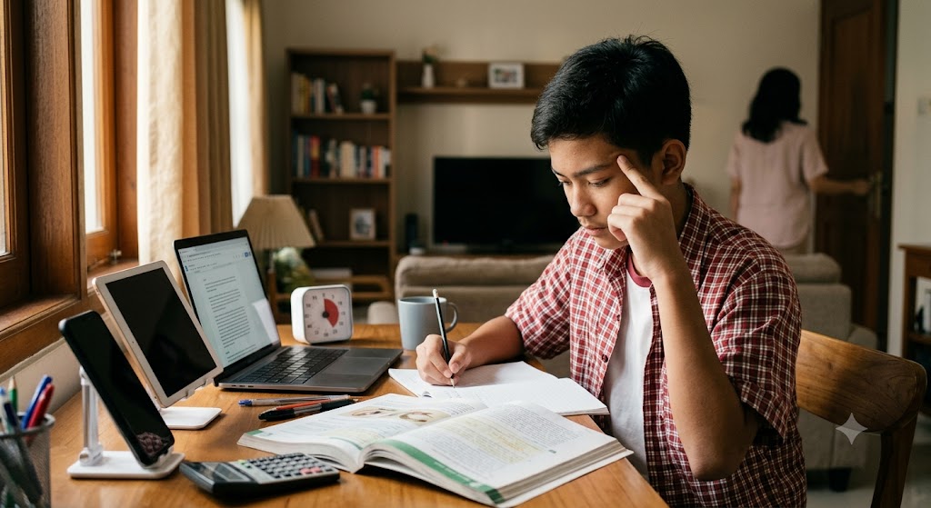 Cara Membantu Anak SMP Tetap Fokus Belajar di Era Digital
